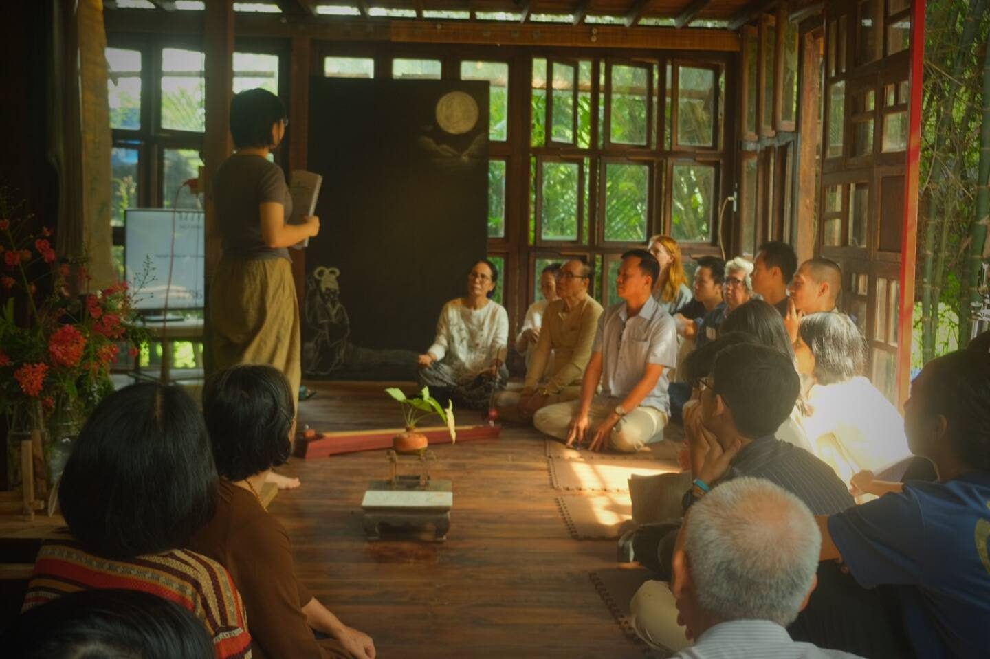 The meditation hall 4